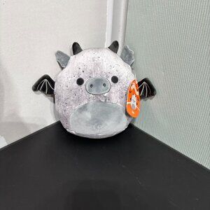 NWT Squishmallows 8" Gio Gargoyle Gray Bat Halloween Plush w/ Tags